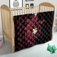 Aloha Hammerhead Shark Quilt Feverish Pink Hawaiian Kakau Tribal Tattoo