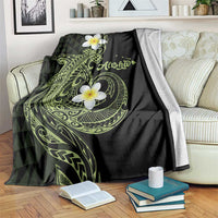 Aloha Hammerhead Shark Blanket Lime Rickey Hawaiian Kakau Tribal Tattoo