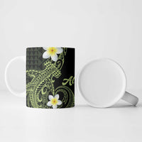 Aloha Hammerhead Shark Ceramic Mug Lime Rickey Hawaiian Kakau Tribal Tattoo - Polynesian Pride