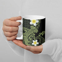 Aloha Hammerhead Shark Ceramic Mug Lime Rickey Hawaiian Kakau Tribal Tattoo - Polynesian Pride