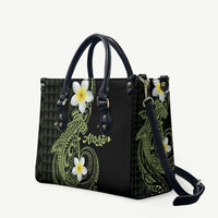 Aloha Hammerhead Shark Leather Bag Lime Rickey Hawaiian Kakau Tribal Tattoo LT9 Lime - Polynesian Pride