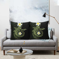 Aloha Hammerhead Shark Pillow Cover Lime Rickey Hawaiian Kakau Tribal Tattoo - Polynesian Pride