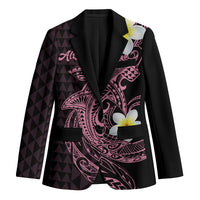Aloha Hammerhead Shark Blazer Vivacious Pink Hawaiian Kakau Tribal Tattoo - Polynesian Pride
