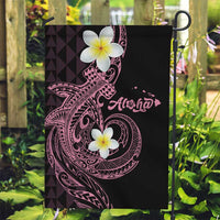 Aloha Hammerhead Shark Garden Flag Vivacious Pink Hawaiian Kakau Tribal Tattoo