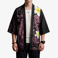 Aloha Hammerhead Shark Kimono Vivacious Pink Hawaiian Kakau Tribal Tattoo LT9 - Polynesian Pride