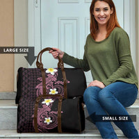 Aloha Hammerhead Shark Travel Bag Vivacious Pink Hawaiian Kakau Tribal Tattoo - Polynesian Pride