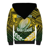 The Kuki's Cook Islands Rugby Sherpa Hoodie Be Unique Vibe Black LT9 - Polynesian Pride