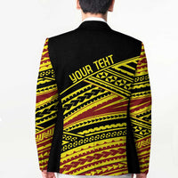 Personalised Tonga Ha apai High School Blazer Ngatu Fonulei Pattern - Polynesian Pride