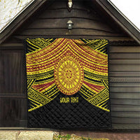 Personalised Tonga Ha apai High School Quilt Ngatu Fonulei Pattern