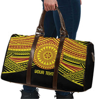 Personalised Tonga Ha apai High School Travel Bag Ngatu Fonulei Pattern - Polynesian Pride