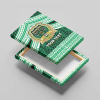 Personalised Tonga Saineha High School Canvas Wall Art Polynesian Ngatu Tribal