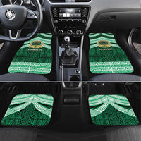 Personalised Tonga Saineha High School Car Mats Polynesian Ngatu Tribal