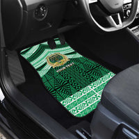 Personalised Tonga Saineha High School Car Mats Polynesian Ngatu Tribal