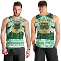 Personalised Tonga Saineha High School Men Tank Top Polynesian Ngatu Tribal