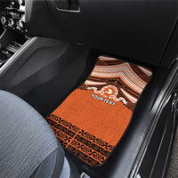 Personalised Tonga Tailulu College Car Mats Polynesian Ngatu Tribal