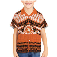 Personalised Tonga Tailulu College Family Matching Mermaid Dress and Hawaiian Shirt Polynesian Ngatu Tribal