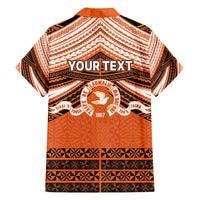 Personalised Tonga Tailulu College Family Matching Tank Maxi Dress and Hawaiian Shirt Polynesian Ngatu Tribal