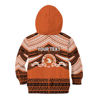 Personalised Tonga Tailulu College Kid Hoodie Polynesian Ngatu Tribal LT9 - Polynesian Pride