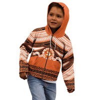 Personalised Tonga Tailulu College Kid Hoodie Polynesian Ngatu Tribal LT9 - Polynesian Pride