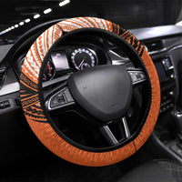 Tonga Tailulu College Steering Wheel Cover Polynesian Ngatu Tribal
