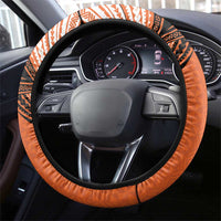 Tonga Tailulu College Steering Wheel Cover Polynesian Ngatu Tribal