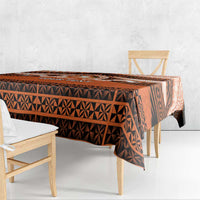 Personalised Tonga Tailulu College Tablecloth Polynesian Ngatu Tribal