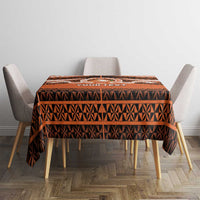 Personalised Tonga Tailulu College Tablecloth Polynesian Ngatu Tribal