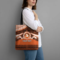 Personalised Tonga Tailulu College Tote Bag Polynesian Ngatu Tribal - Polynesian Pride