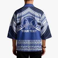 Personalised Tonga Taufa'ahau Pilolevu College Kimono Polynesian Ngatu Tribal - Polynesian Pride