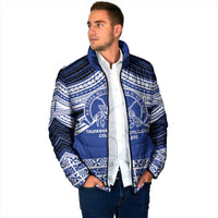 Personalised Tonga Taufa'ahau Pilolevu College Padded Jacket Polynesian Ngatu Tribal - Polynesian Pride