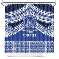 Personalised Tonga Taufa'ahau Pilolevu College Shower Curtain Polynesian Ngatu Tribal