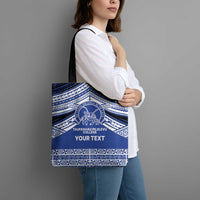 Personalised Tonga Taufa'ahau Pilolevu College Tote Bag Polynesian Ngatu Tribal - Polynesian Pride