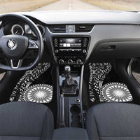 Black Tongan Ngatu Fonulei Pattern Car Mats