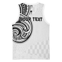 Hawaii and Japanese Culture Personalised Basketball Jersey With Polynesian Tribal Tattoo Style - Polynesian Pride