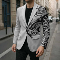 Hawaii and Japanese Culture Personalised Blazer With Polynesian Tribal Tattoo Style - Polynesian Pride