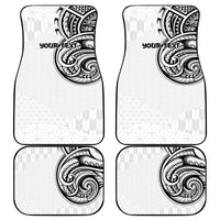 Hawaii and Japanese Culture Personalised Car Mats With Polynesian Tribal Tattoo Style