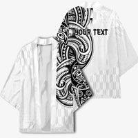Hawaii and Japanese Culture Personalised Kimono With Polynesian Tribal Tattoo Style - Polynesian Pride
