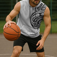 Hawaii and Japanese Culture Personalised Sleeveless Hoodie With Polynesian Tribal Tattoo Style - Polynesian Pride
