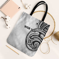 Hawaii and Japanese Culture Personalised Tote Bag With Polynesian Tribal Tattoo Style - Polynesian Pride