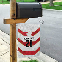 Japan Pacific Rugby 2022-23 Custom Garden Flag Red Sakura Japanese Wave Pattern