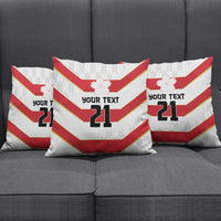 Japan Pacific Rugby 2022-23 Custom Pillow Cover Red Sakura Japanese Wave Pattern - Polynesian Pride