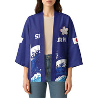 Japan Pacific Rugby Custom Kimono Go Sakura Japanese Wave Pattern - Polynesian Pride