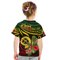 Custom Vanuatu Islands Kid T Shirt Proud To Be A Ni-Van LT9 - Polynesian Pride
