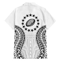World Rugby Cook Islands Family Matching Off Shoulder Maxi Dress and Hawaiian Shirt Kukis Make History - Polynesian Pride