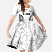 World Rugby Cook Islands Family Matching Tank Maxi Dress and Hawaiian Shirt Kukis Make History - Polynesian Pride