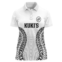 World Rugby Cook Islands Women Polo Shirt Kukis Make History LT9 Female White - Polynesian Pride