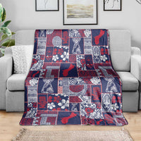 Guam Felis Pasgua Blanket Pacific Patchwork Xmas Vibes - Polynesian Pride