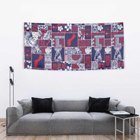 Guam Felis Pasgua Tapestry Pacific Patchwork Xmas Vibes - Polynesian Pride