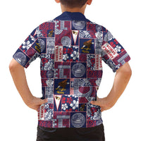 Manuia le Kerisimasi American Samoa Family Matching Summer Maxi Dress and Hawaiian Shirt Pacific Patchwork Xmas Vibes - Polynesian Pride