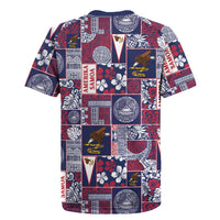 Manuia le Kerisimasi American Samoa Rugby Jersey Pacific Patchwork Xmas Vibes - Polynesian Pride